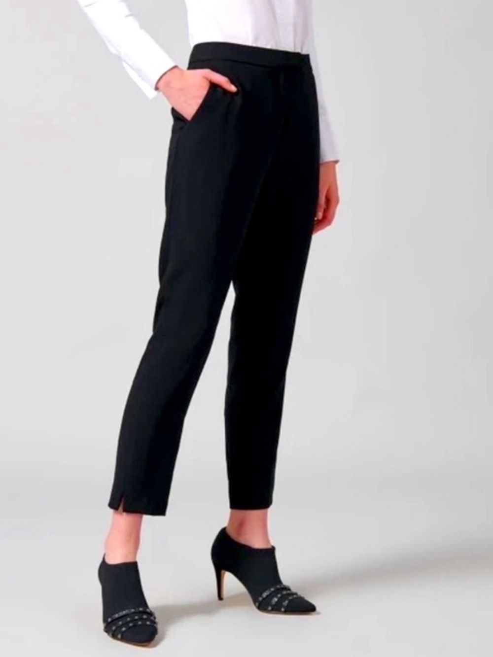 Anne Fontaine black trousers size 42 (10) - Picture 1 of 14